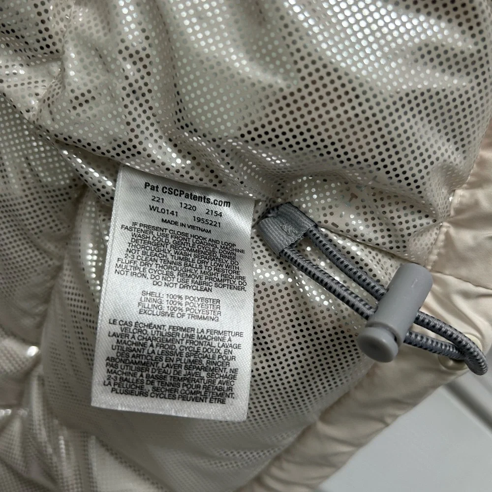 Columbia Cream Cropped Puffer Jacket - Picture 10 of 10